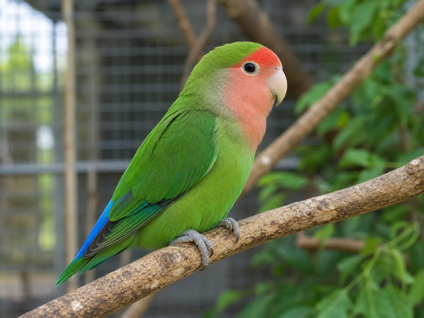 Agapornis růžohrdlý