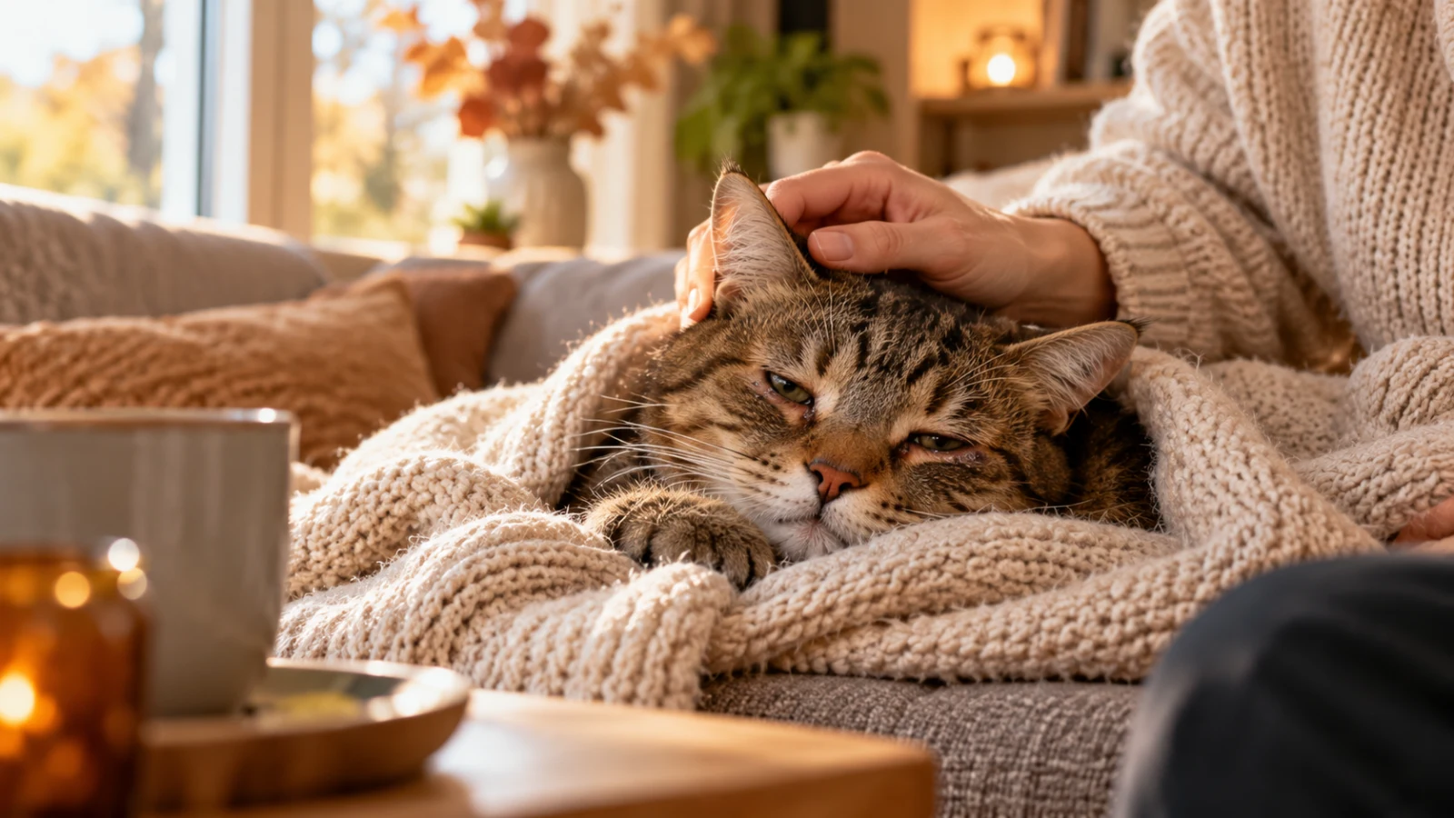 Kočičí rýma: příznaky, kdy k veterináři a jak kočce ulevit doma