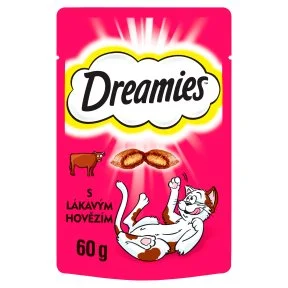 Dreamies Pochoutka pro kočky s hovězím 60g