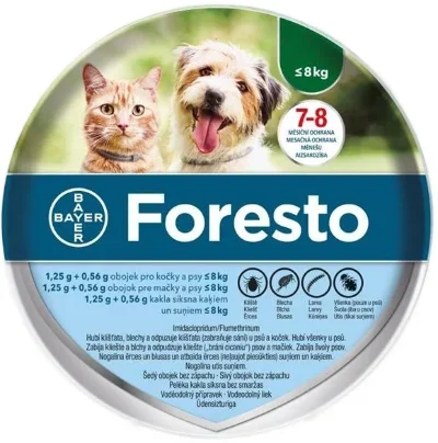 Foresto 38 obojek pro kočky a malé psy