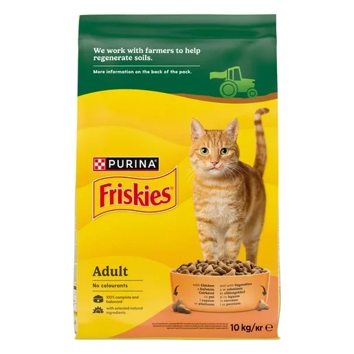 Friskies Adult Cat s kuřecím a zeleninou 10 kg