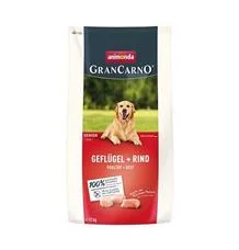 GranCarno Dog DryFood Senior s drůbežím a hovězím masem, 12 kg