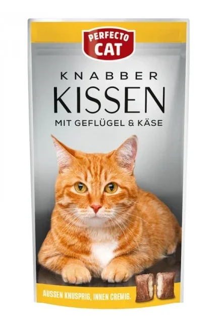 Perfecto Cat Plněné polštářky se sýrem 50g