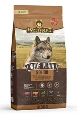 Wolfsblut Wide Plain Senior 12,5kg - kůň s batáty