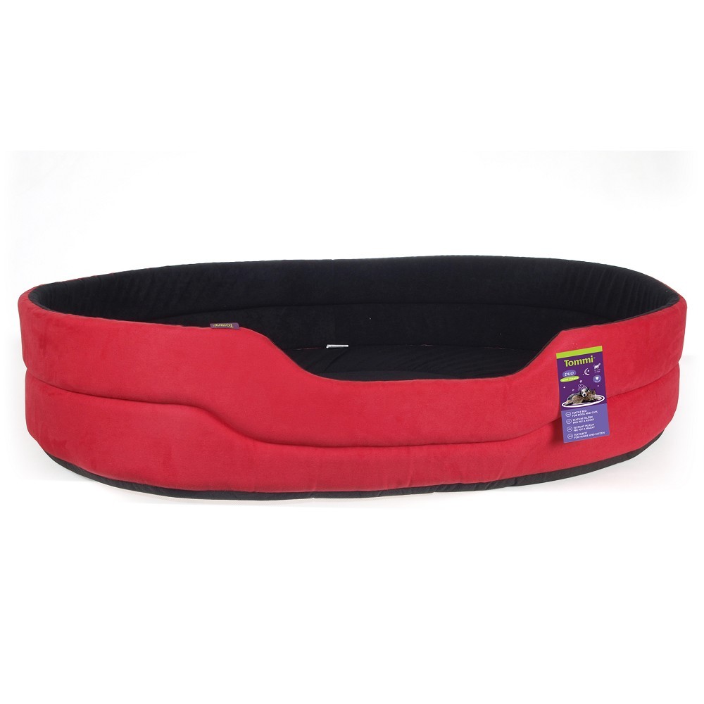 Pelíšky pro psy - červený pelech pro psy a kočky DUO č.10 (105x87x24cm) Pelíšky pro psy - červený pelech pro psy a kočky DUO č.10 (105x87x24cm)