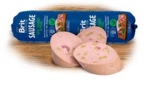 NEW Brit sausage turkey & pea 800g