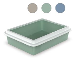 Katja kočičí WC - záchod pro kočky - otevřený s okrajem, 43,5 x 34 x 11 cm