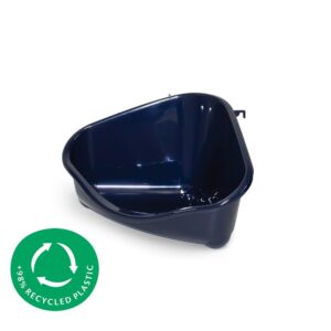 Pets Corner Tray M, Rohová toaleta pro hlodavce  35cm, tm.modrý