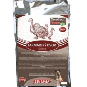 Lisované hypoalergenní Granule Slovakia Farma – Farmárský dvor 26/14 – 20 + 2 kg