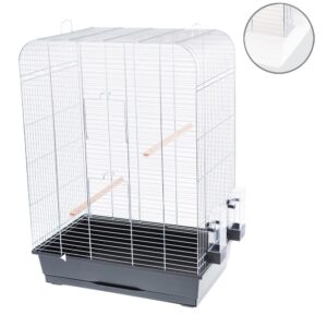 Klec pro střední a velké papoušky Nina III pozink, různé barvy dna