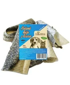 NATURECA pochoutka Losos kůže sušená 50g