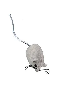 Hračka kočka Myš 5cm kožešinová Šedá 1ks TR Hračka kočka Myš 5cm kožešinová Šedá 1ks TR