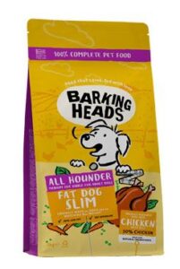 Pet Food (UK) Ltd BARKING HEADS All Hounder Fat Dog Slim Chick 2kg