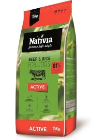 Nativia Active Beef&Rice 15kg
