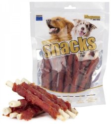 Magnum Dog Food Duck roll on rawhide stick 250g