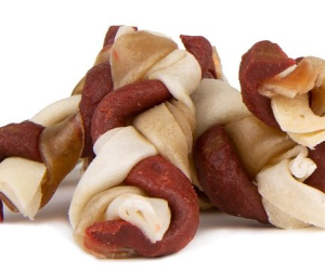 Magnum Dog Food Rawhide small braid red 6,5cm 40ks