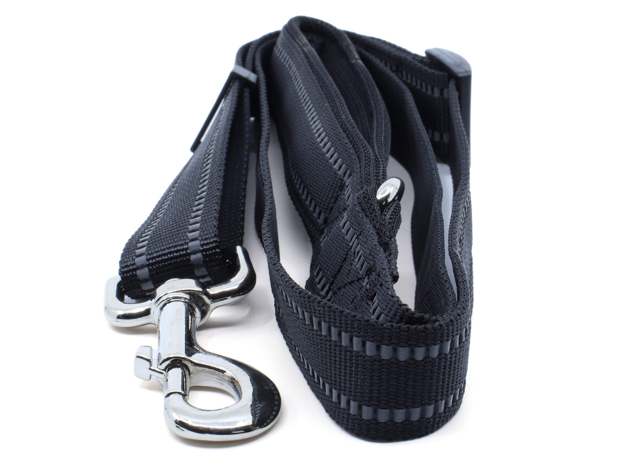 Vsepropejska Lining vodítko s podšívkou | 88-138 cm Barva: Černá, Šířka vodítka: 2,5 cm Vsepropejska Lining vodítko s podšívkou | 88-138 cm Barva: Černá, Šířka vodítka: 2,5 cm