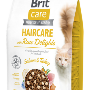 Brit Care Cat Haircare with Raw Delights 2 kg