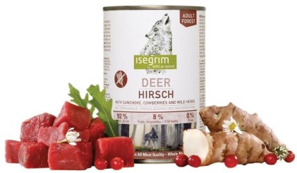 Isegrim Adult forest: jelen s topinambury a brusinkami 800g Isegrim Adult forest: jelen s topinambury a brusinkami 800g