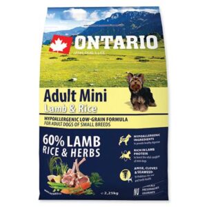 Ontario Dog Adult Mini Lamb – 6,5kg