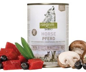 Isegrim Adult steppe: koňské maso s černým jeřábem a žampiony 400g