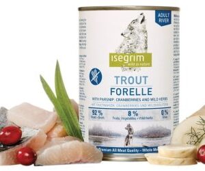 Isegrim Adult river: pstruh s pastinákem a brusinkami 800g