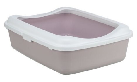 Trixie Classic toaleta pro kočky s okrajem 37x15x47cm světlá lila Trixie Classic toaleta pro kočky s okrajem 37x15x47cm světlá lila