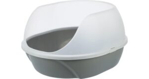 Trixie Toaleta pro kočky Simao s vysokým okrajem 48x30x58cm šedá