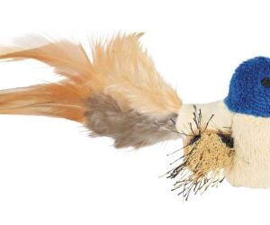 Trixie Ptáček s peřím 8cm, plyš