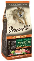 Primordial Grain Free Adult Chicken&Salmon 12kg