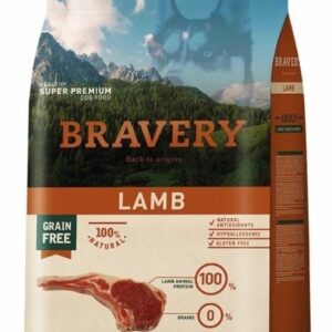 Bravery Dog Large/Medium Adult Lamb – 4kg