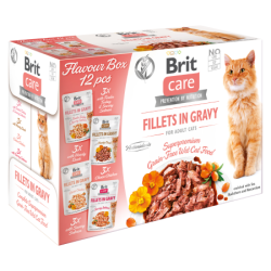 Brit Care Cat Flavour box Fillet in Gravy 12x85g