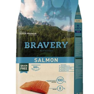 Bravery Dog Mini Adult Salmon – 2kg