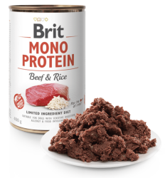 Brit Mono Protein Beef&Brown Rice 400g