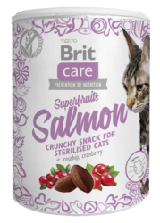 Brit Care Cat Snack Superfruits Salmon 100g
