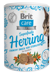 Brit Care Cat Snack Superfruits Herring 100g