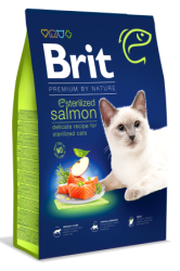 Brit Premium by Nature Cat Sterilized Salmon 8kg