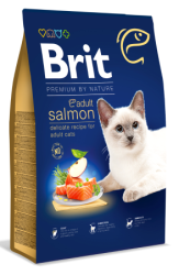 Brit Premium by Nature Cat Adult Salmon 8kg