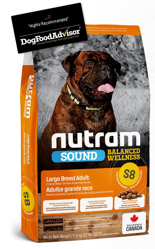 Nutram Dog Large Adult S8 - 11,4kg Nutram Dog Large Adult S8 - 11,4kg