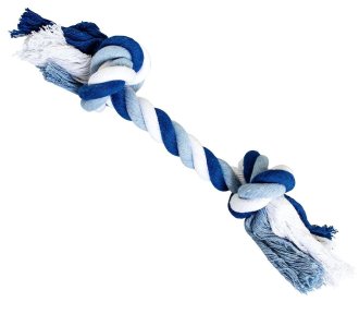 HipHop Dog Uzel bavlněný 20cm modrá, bílá HipHop Dog Uzel bavlněný 20cm modrá, bílá