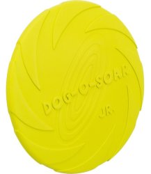 Trixie Létající disk přírodní guma 15cm limetková