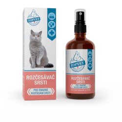 Topvet Rozčesávač srsti pro kočky 100ml