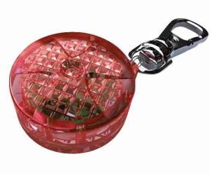 Trixie Blikací přívěsek pro psy a kočky 2,5cm červená