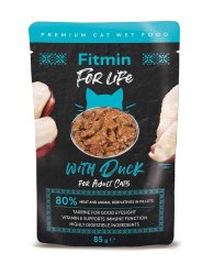 Fitmin For Life Kachní kapsička pro kočky 85g