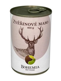 Bohemia Pet Food Zvěřinové maso ve vlastní šťávě 400g