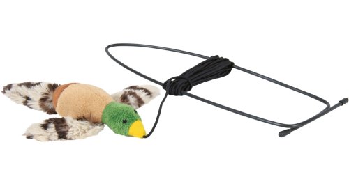 Trixie Plyšová létající kačena na gumičce 13 cm úchyt na rám dveří Trixie Plyšová létající kačena na gumičce 13 cm úchyt na rám dveří