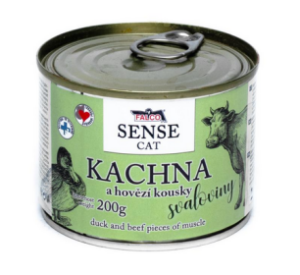 Falco Sense Cat kachna a hovězí 200g