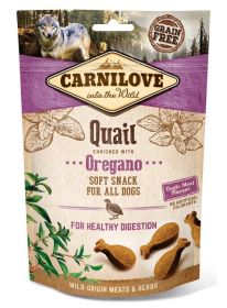 Carnilove Dog Semi Moist Snack Quail enriched with Oregano 200g
