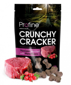 Profine Dog Crunchy Cracker zvěřina obohacená hlohem 150g