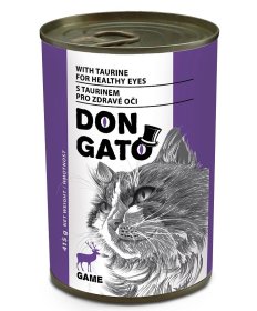 Don Gato Konzerva se zvěřinou pro kočky 415g